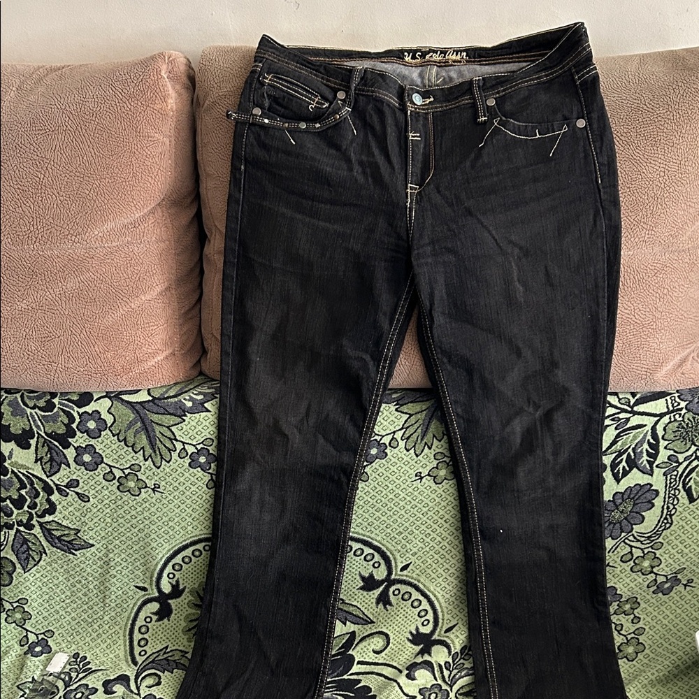 U.S. Polo Assn. Black Flare Jeans
